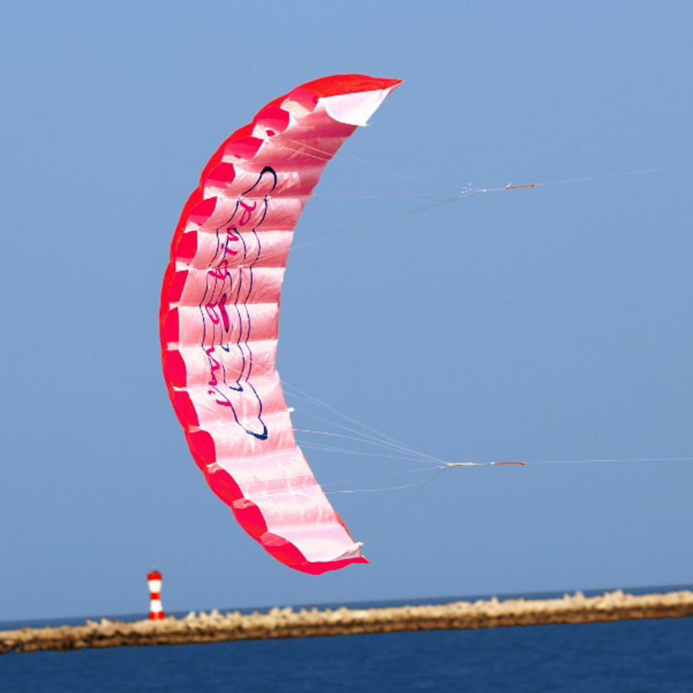 Double Line Rainbow Parachute Kite